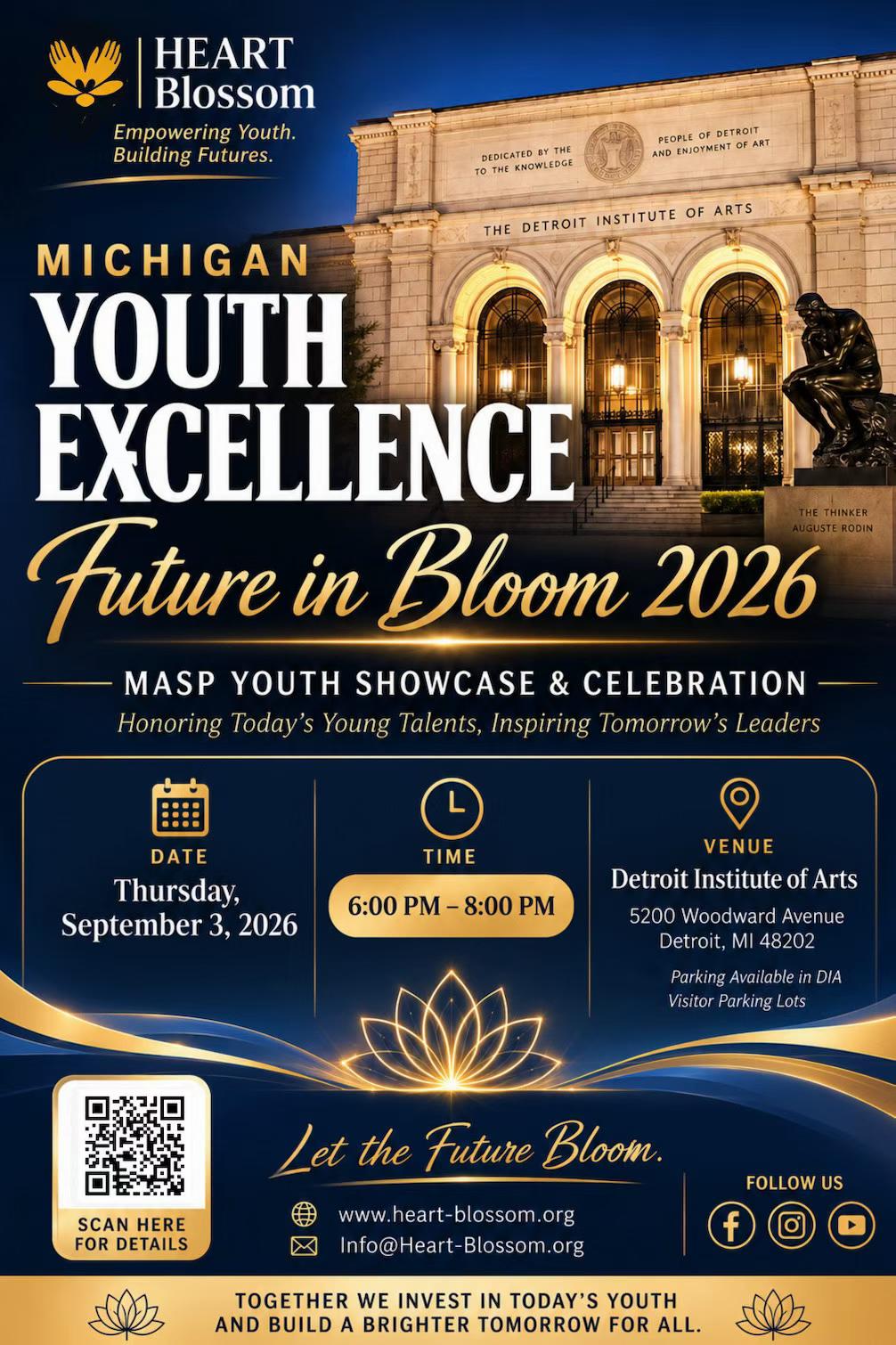 youth excellence 2026 flyer